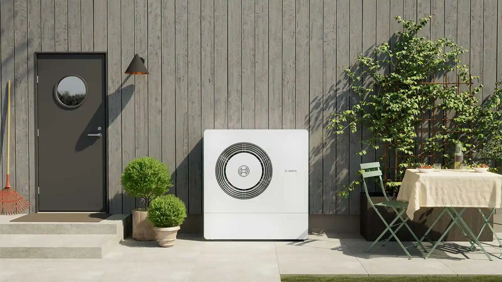 Bosch-luft-vattenvarmepumpar Nibe luft/vatten värmepump