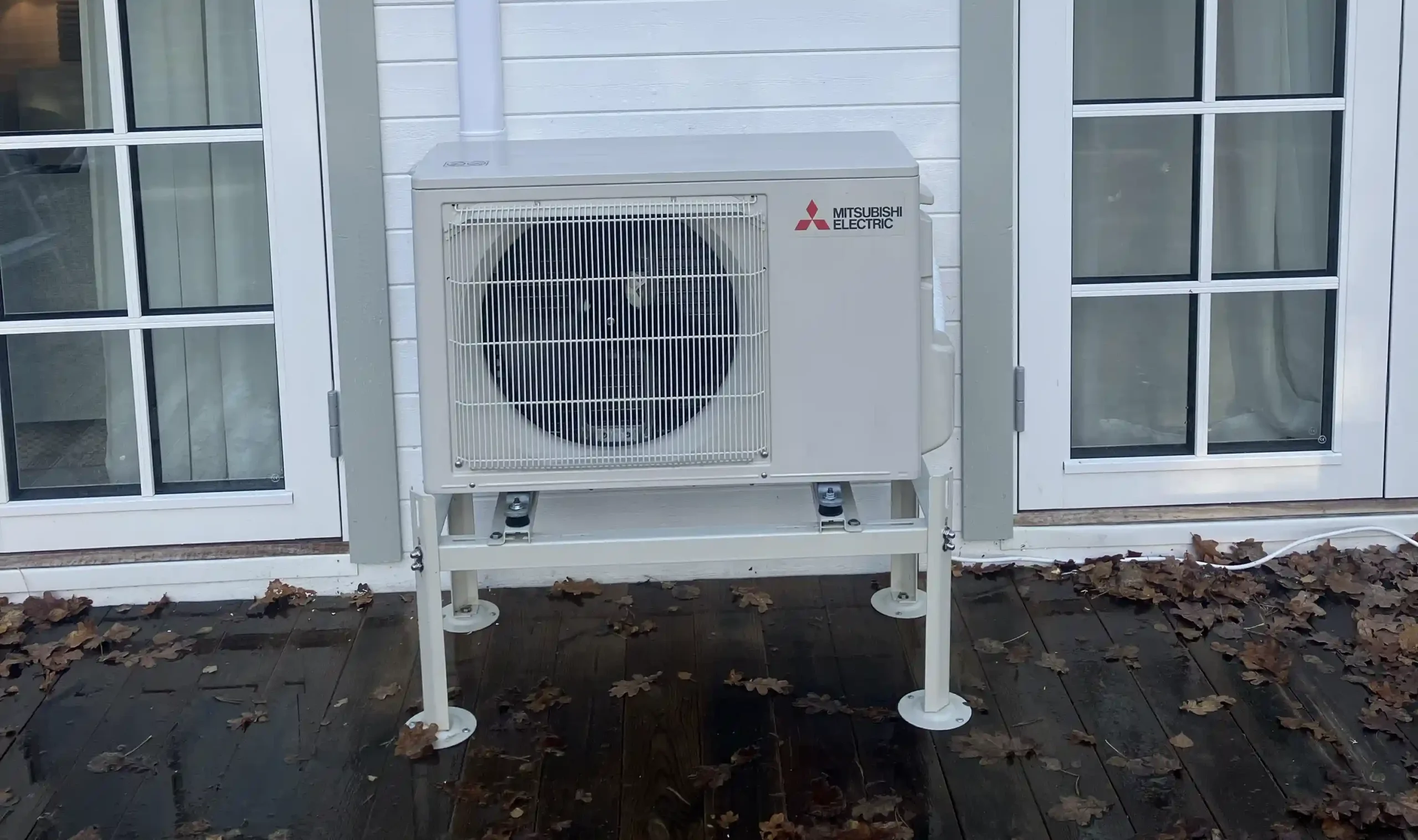 Mitsubishi luft/vatten värmepump