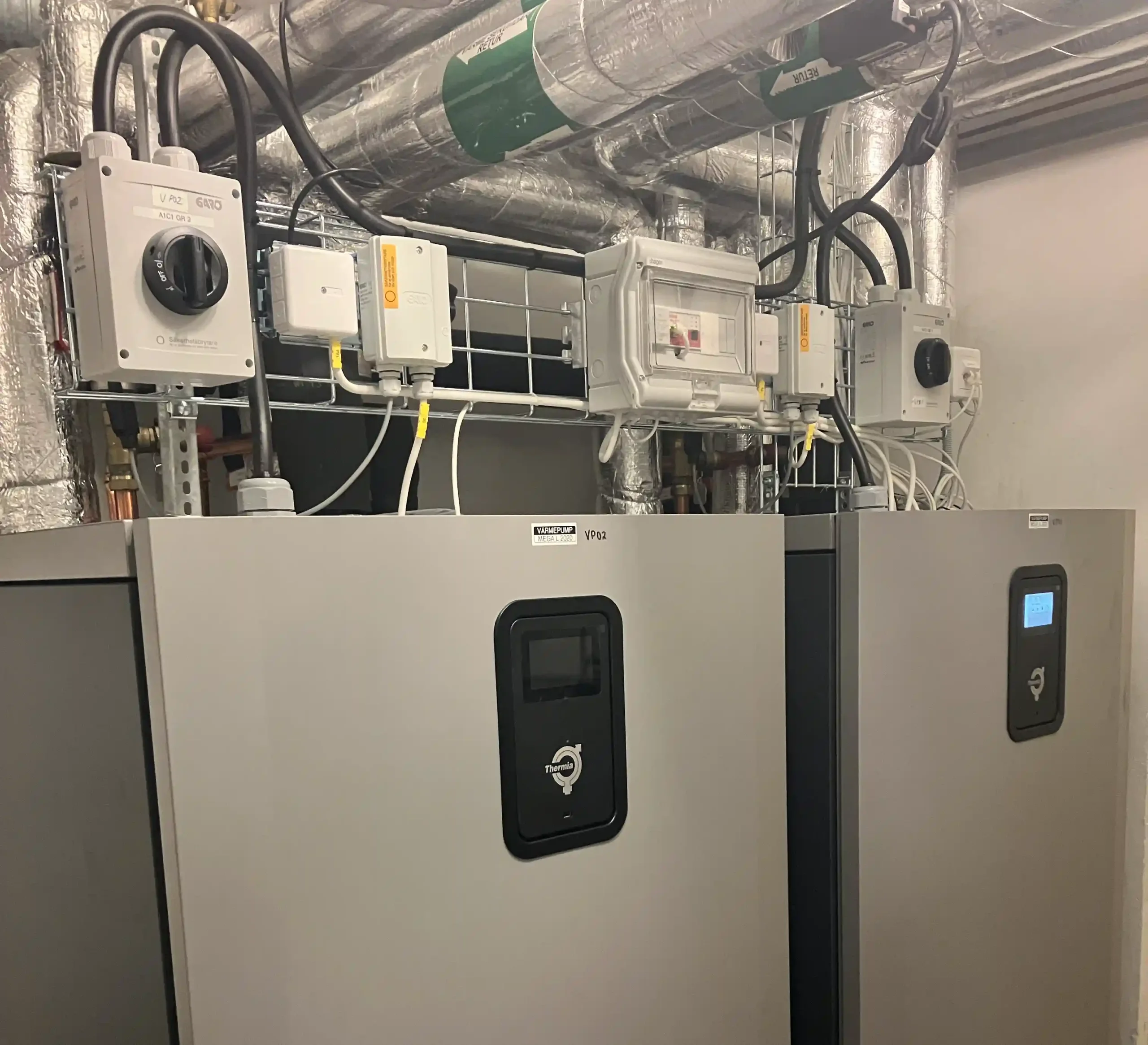 varmepumpinstallation-vanersborg Mitsubishi luft/vatten värmepump